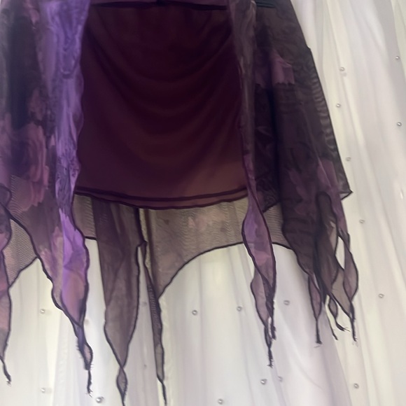 Kimchi Blue Plum Sheer Skirt - Picture 5 of 7